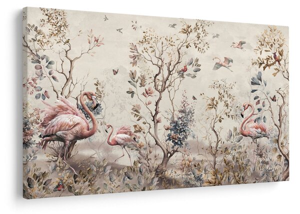 Kép - Rajz flamingókról (90x60 cm)