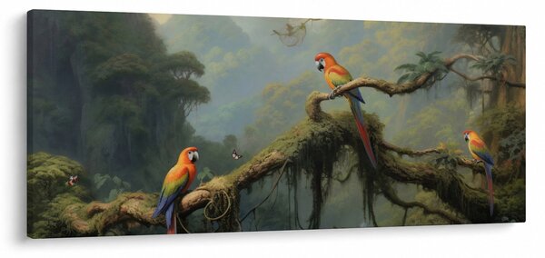 Kép - Trópusi erdő (120x50 cm)