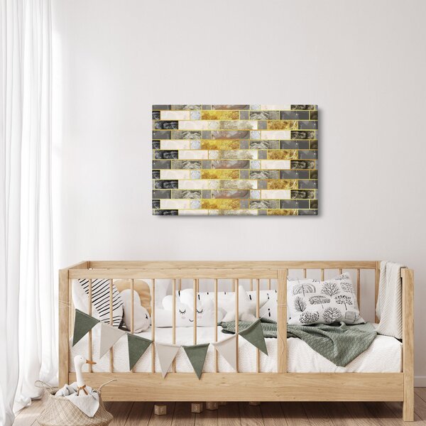 Kép - Dekoráció textúrákkal (90x60 cm)