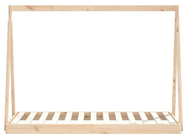 Tömör fenyőfa gyerekágykeret 80 x 160 cm