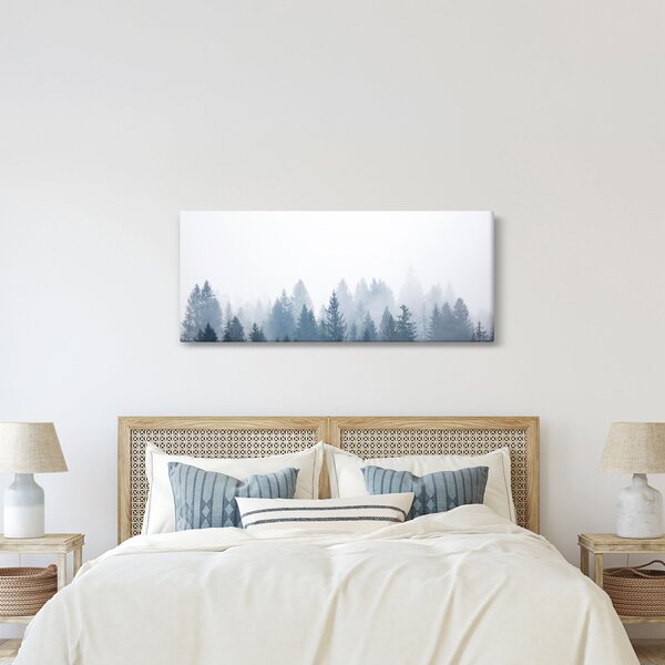 Kép - Ködös erdő (120x50 cm)