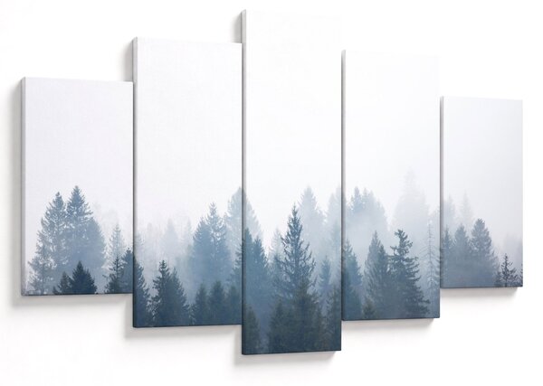Kép - Ködös erdő (150x105 cm)