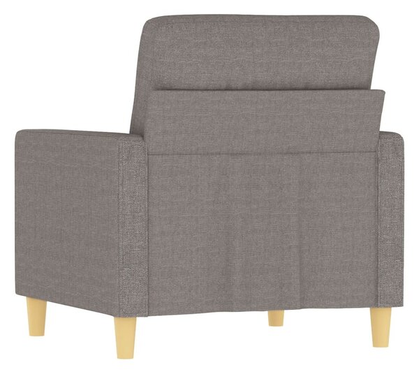 Tópszínű szövet kanapéfotel 60 cm