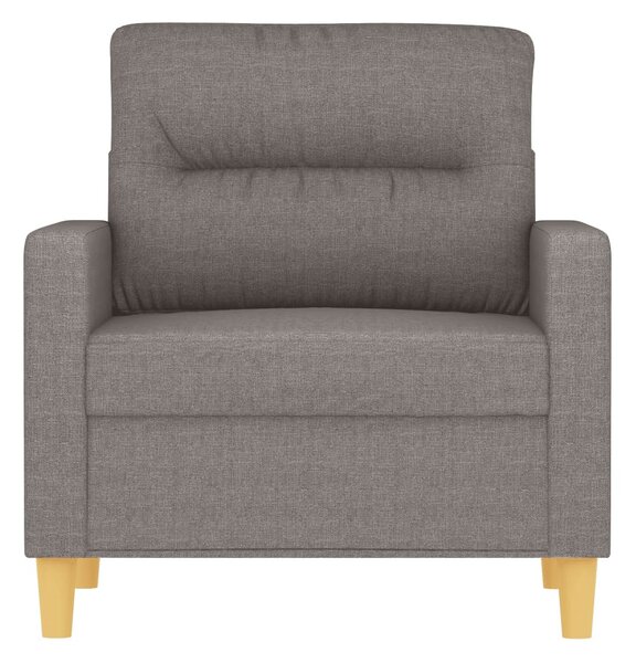 Tópszínű szövet kanapéfotel 60 cm
