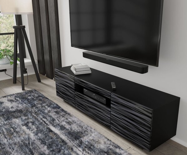 TV szekrény/asztal Aurora 150 (szahara fekete)