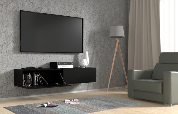 TV szekrény/asztal Banksy 160 (fekete)