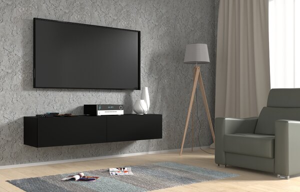 TV szekrény/asztal Banksy 160 (fekete)