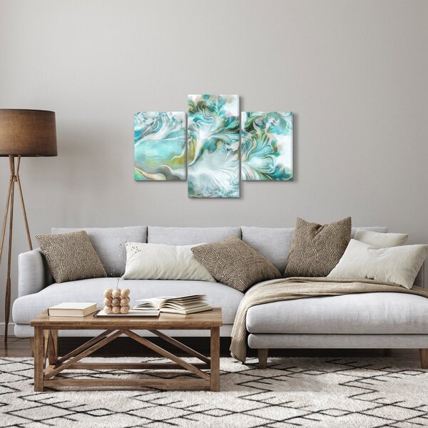 Kép - Absztrakt minták festése (90x60 cm)