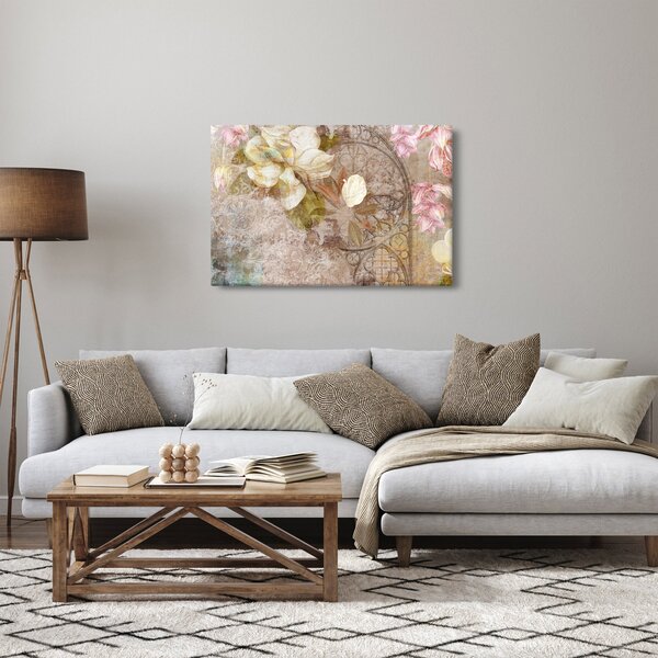 Kép - Virág dísz (90x60 cm)