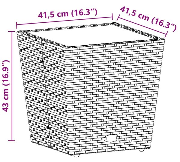 3 részes bézs polyrattan/üveg bisztrógarnitúra párnával