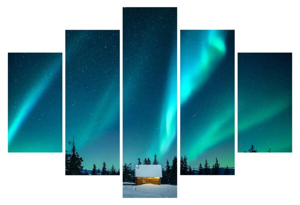 Kép - Aurora Borealis (150x105 cm)