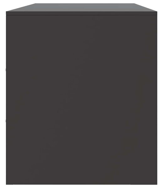 Fekete acél TV-szekrény 99 x 39 x 44 cm