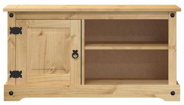 Corona tömör fenyőfa TV-szekrény 100 x 40 x 52 cm
