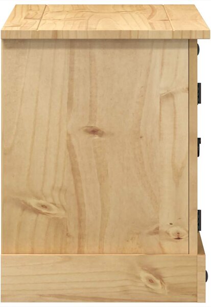 Corona tömör fenyőfa TV-szekrény 100 x 40 x 52 cm