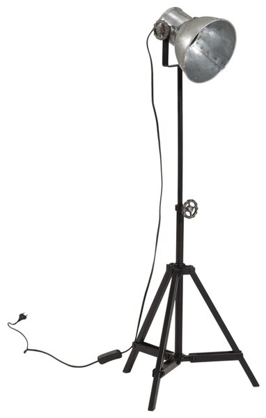 Vintage ezüst állólámpa 25 W 35x35x65/95 cm E27