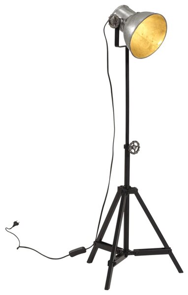 Vintage ezüst állólámpa 25 W 35x35x65/95 cm E27