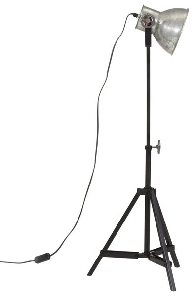 Vintage ezüst állólámpa 25 W 35x35x65/95 cm E27