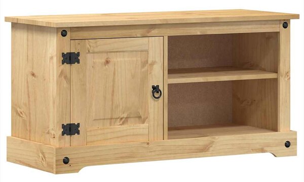 Corona tömör fenyőfa TV-szekrény 100 x 40 x 52 cm