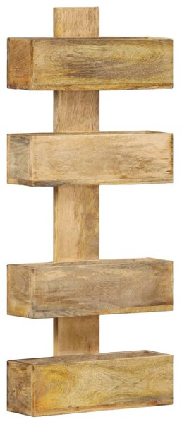 Tömör mangófa fali újságtartó 30 x 11 x 72 cm