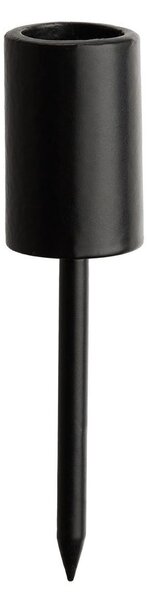ADVENT koszorúba szúrható gyertyatartó, fekete 12cm, 4 db-os készlet