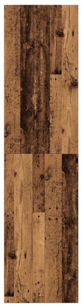 Antik fa színű szerelt fa ruhásszekrény 80 x 50 x 200 cm