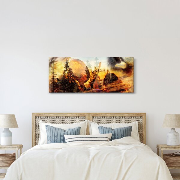 Kép - Sámán motívum (120x50 cm)