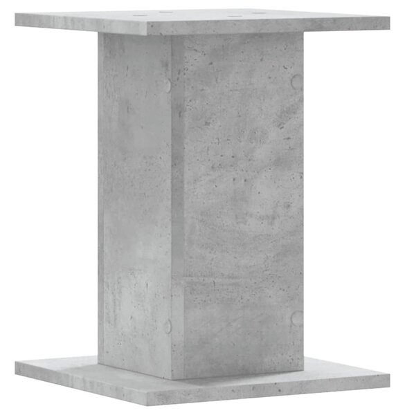 2 db betonszürke szerelt fa növénytartó állvány 30 x 30 x 40 cm