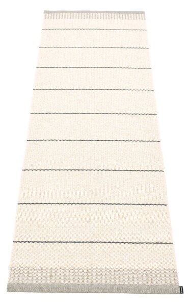 Világosszürke-krémszínű kültéri-beltéri futószőnyeg 60x200 cm Belle Warm Grey – Pappelina
