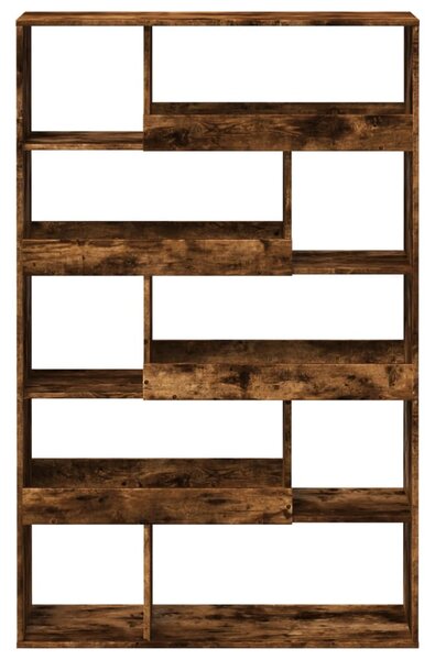 Füstös tölgy színű szerelt fa könyvespolc 100 x 33 x 156,5 cm