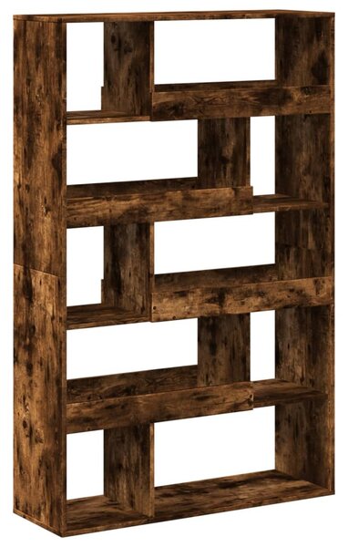 Füstös tölgy színű szerelt fa könyvespolc 100 x 33 x 156,5 cm