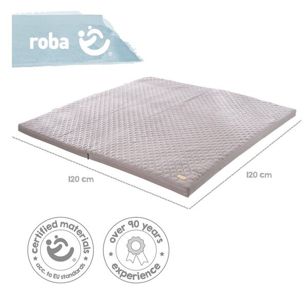 Sötétszürke játszószőnyeg 120x120 cm Style – Roba