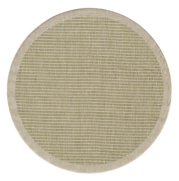 Khaki kerek kültéri-beltéri szőnyeg ø 120 cm Giza 1410 – Ayyildiz Carpets