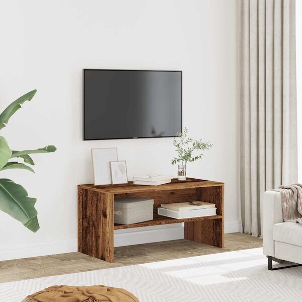 TV szekrény régi fa 80x40x40 cm műszaki fa