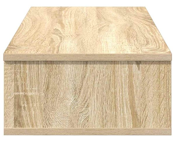 Falipolc fiókokkal sonoma tölgy 80x34x17 cm műszaki fa