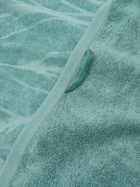 Sinsay - Pamut törölköző jacquard mintával - türkiz