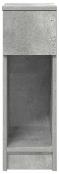 Betonszürke éjjeliszekrény fiókkal 20 x 36 x 60 cm