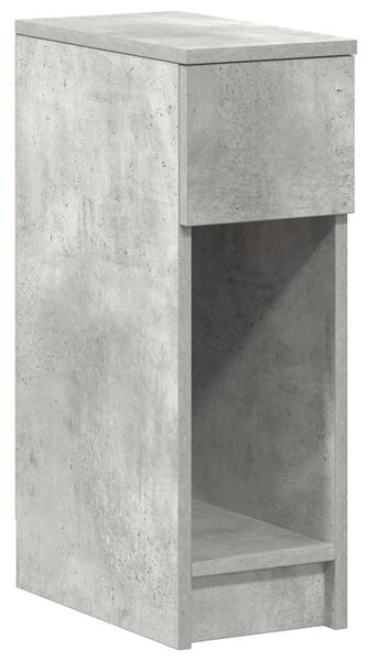 Betonszürke éjjeliszekrény fiókkal 20 x 36 x 60 cm