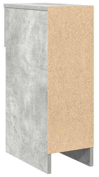 Betonszürke éjjeliszekrény fiókkal 20 x 36 x 60 cm