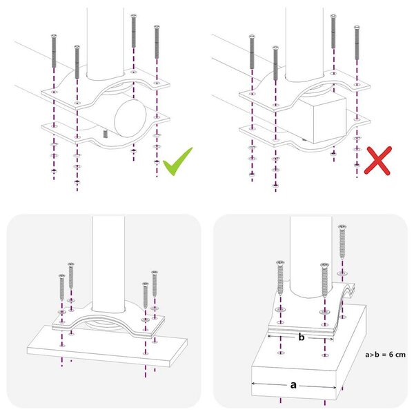 Kék behúzható oldalsó teraszi napellenző 100 x 300 cm