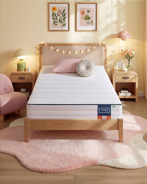 VASAGLE 7-zónás géles memory foam matrac, 90 x 200 x 16 cm, H3