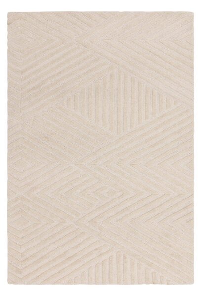 Krémszínű gyapjú szőnyeg 200x290 cm Hague – Asiatic Carpets