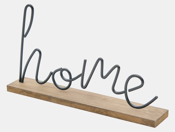 Sinsay - Álló dekoráció home felirat formában - fekete