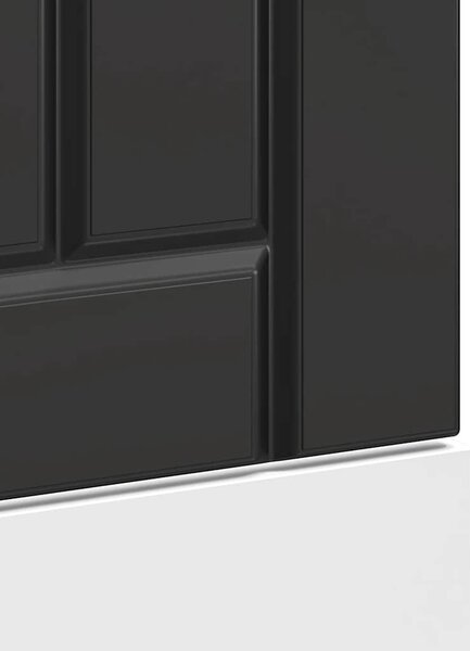 Mosogatógép panel Lucca fekete színű fából készült műfa