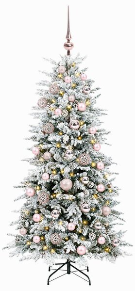 Műanyag Hajtogatós Karácsonyfa 150 cm 150 LED Meleg fehér