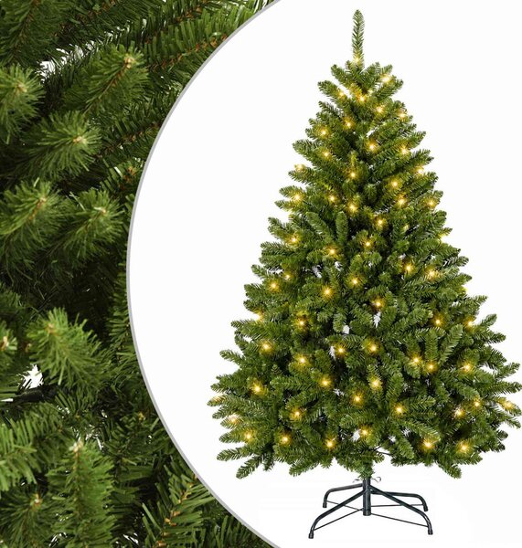 Műanyag Hajtogatós Karácsonyfa 120 cm 150 LED Meleg fehér