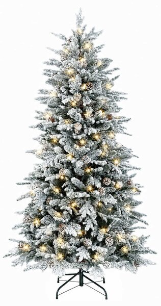 Műanyag Hajtogatós Karácsonyfa 150 cm 150 LED Meleg fehér