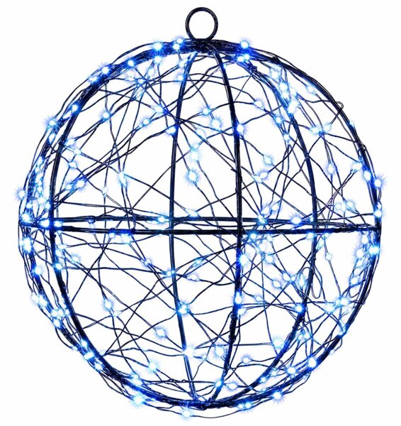 Karácsonyi csúcsdísz világítás 200 LED Kék Átmérő 20 x 22 cm