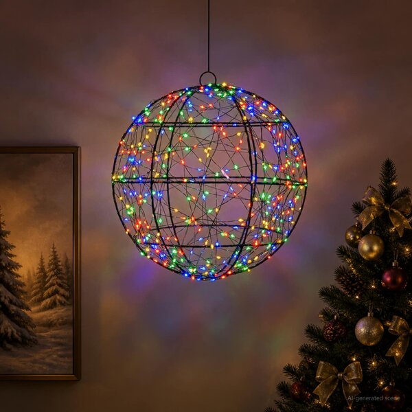 Karácsonyi csúcsdísz világítás 300 LED Többszínű