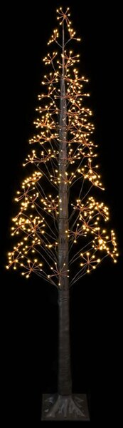 Karácsonyi csillagfény Barna 25 x 25 x 210 cm Műanyag 560 LED