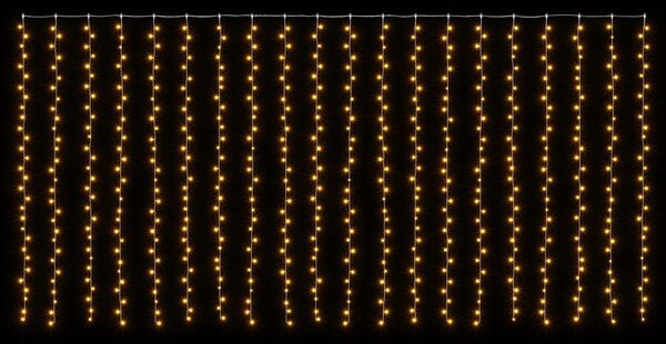 Fényfüggöny 600 LED Meleg fehér 600 x 300 cm